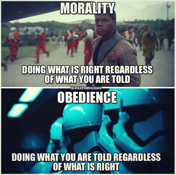 Morality vs Obedience
