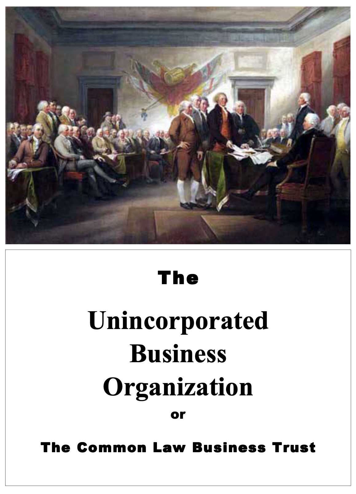 UBO - Unincorporated Business Trust 