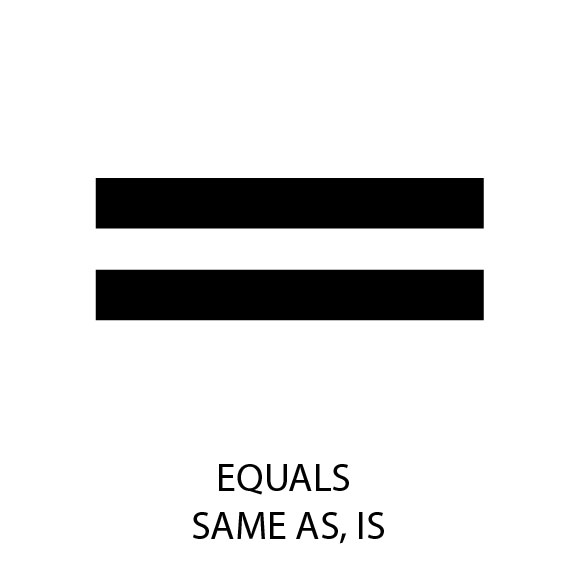 Equals